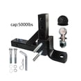 thumbnail image 3 of 10" Adjustable 4 Level Trailer Drop Hitch Ball Mount Tow For 2" Receiver With 50mm Ball RV Parts Camper Caravan Accessories ,Dependable Strength, 3 of 7