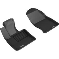 3D MAXpider 2019-2024 Fits Volvo S60 V60 V60 Cross Country 1st Row Black Kagu Carbon Fiber Embossed Pattern Floor Mat L1VV03511509