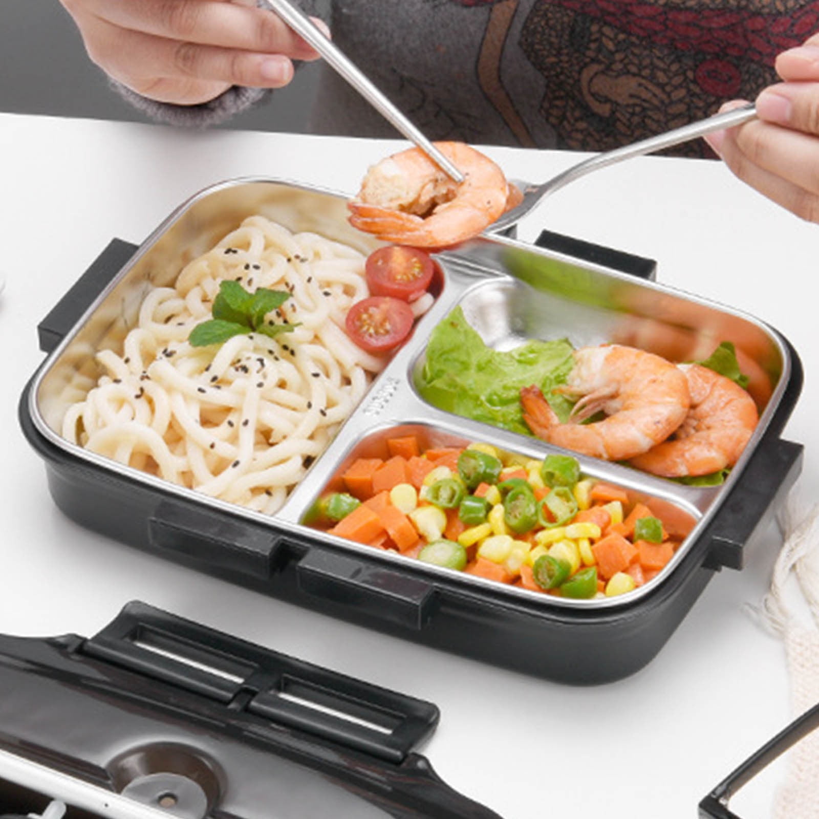 LSLJS Stainless Steel Insulated Multi Layer Bento Food Container