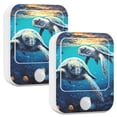 thumbnail image 2 of Turtles Fish Sea Night Lights Plug into Wall LED with Auto Light Sensor Warm Light for Kids Hallway Bedroom Living Room Kitchen Bathroom Set of 2, 2 of 7