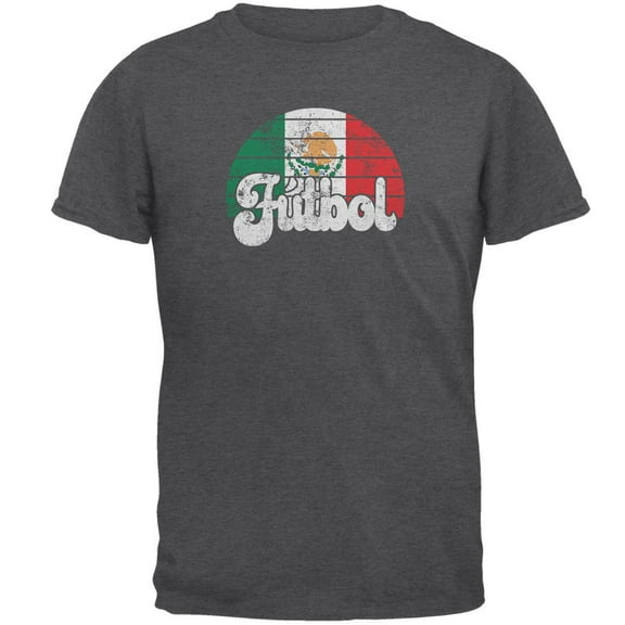 World Cup Mexico Futbol Football Soccer Mens T Shirt Dark Heather MD