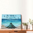 thumbnail image 5 of Sea Turtle Wall Art Inspirational Quotes Pictures Wall Decor Beach Ocean Sunset Canvas Painting Prints Coast Scenery Artwork Modern Home Decoration Framed for Living room Bedroom Bathroom Office, 5 of 7