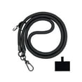 thumbnail image 4 of Cordón de teléfono para teléfono, parche de cordón grueso de 0,6mm fuerte, protección Universal antipérdida multiusos para soporte de llave de tarjeta Negro Baoblaze Correa de cordón para teléfono, 4 of 8