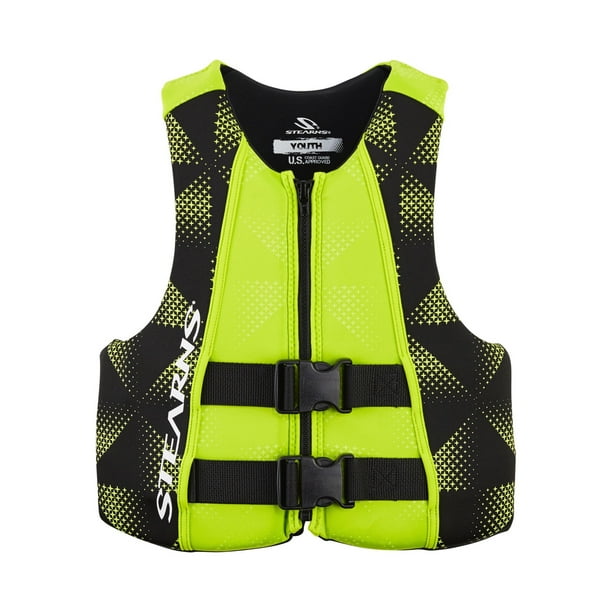 Coleman Stearns Youth Hydroprene Life Vest for Children, 5090, Green