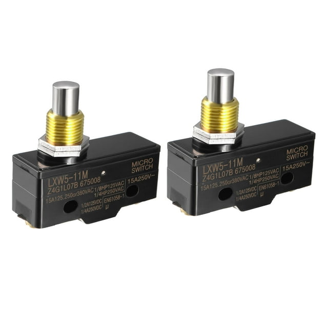 Unique Bargains 2 Pcs LXW5-11M 1NO + 1NC Support de Panneau Boutons-Pression Type Micro Interrupteurs de Limite