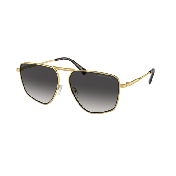Michael Kors SILVERTON MK 1153 Metal Unisex Pilot Sunglasses Shiny Yellow Gold 58mm Adult