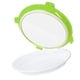 thumbnail image 3 of Bandeja fresca Sellado al vacío Bandeja de conservación de alimentos Refrigerador Cocina Contenedor de almacenamiento de alimentos, Verde sidaley HA003377-03B, 3 of 7