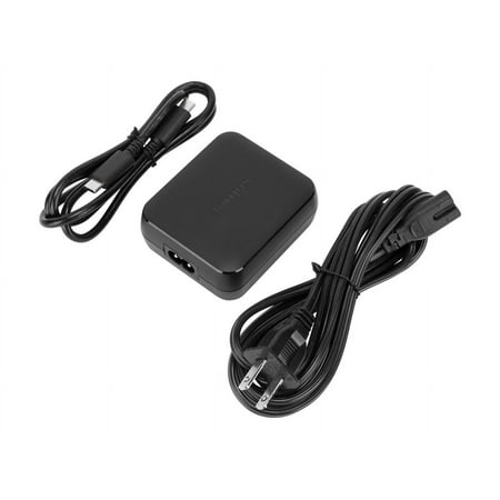 Targus - 65W USB-C/USB-A Laptop Charger - Black