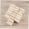 10pcs Wood Decor Flags Sticky Notes Tabs Wood Table Number Stands Table