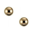 thumbnail image 2 of iJewelry2 14k Yellow Gold Round Bead Ball Stud Earrings, 2 of 2