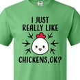 thumbnail image 4 of Inktastic I Just Really Like Chickens Ok T-Shirt, 4 of 5
