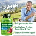 thumbnail image 5 of NATURELO Whole Food Multivitamin for Men 50+ - with Vitamins, Minerals, Organic Herbal Extracts - Vegan Vegetarian - for Energy, Brain, Heart and Eye Health - 120 Capsules, 5 of 10