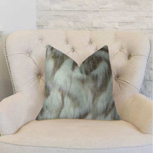 Plutus Tibet Faux Fox Cojínhecho a mano, (doble cara 16 "x 16") Plutus PB16455-1616-DP