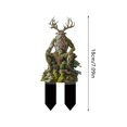 thumbnail image 3 of Estacas acrílicas 2D para jardín de hadas, adornos planos para macetas con forma de hombrecito de árbol, para insertar en macetas o en el suelo del jardín, 3 of 6