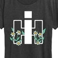 thumbnail image 3 of International Harvester Logo Growing Daisies - Women's Short Sleeve Graphic T-Shirt, 3 of 6