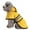 Yellow, variant on Godom Four Seasons Pet Raincoat Reflective Hooded Hook&Loop Small, Medium And Large Dog Raincoat Pet Dog Hooded Raincoat Waterproof