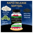 thumbnail image 5 of Nikoni Liposomal Clinoptilolite Zeolite, Charcoal and Organic Chlorella Supports Detox 240 Vegan Softgels, 5 of 10