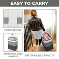 thumbnail image 5 of Yuphony 3Pack Laundry Basket Set Freestanding Waterproof Laundry Hamper 75L Collapsible Tall Clothes Hamper with Easy Carry Handles, 5 of 7