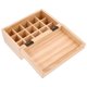 thumbnail image 3 of Caja de almacenamiento de aceites esenciales Estuche de aceites esenciales Organizador de madera Estuche de almacenamiento de madera para botellas de aceites esenciales, 3 of 7