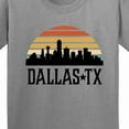 thumbnail image 4 of Inktastic Dallas Texas Skyline Vintage Youth T-Shirt, 4 of 5