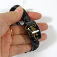 thumbnail image 2 of NBL213 Leather Bracelet - Gold Scorpion with Black Back, 2 of 6