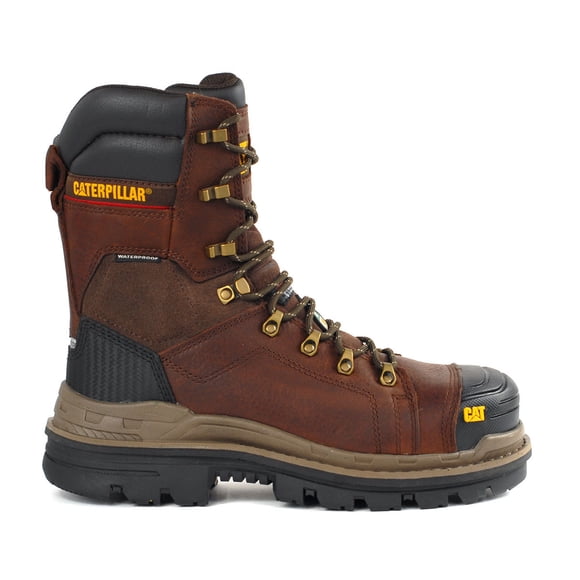 Caterpillar Men's Hauler XL 8" Leather Brown CT CSA Work Boots P725891<span> - </span>7 (Wide)