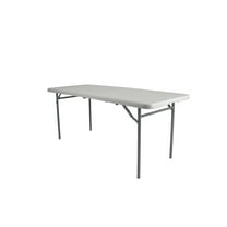 National Public Seating 30 x 60" Comfort Max Fold in Half Plastic Table