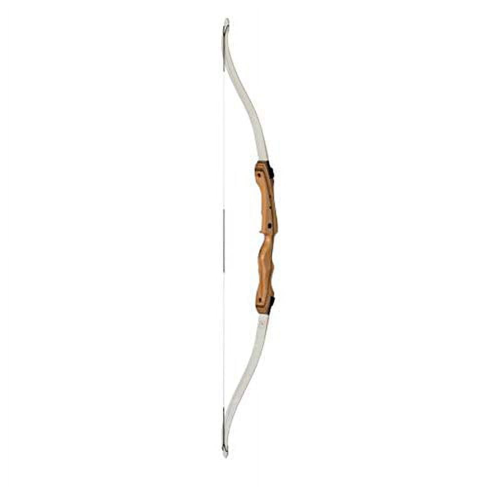 PSE Razorback RH 62-25 Recurve Bow, Traditional Wooden Riser, Right Hand, 62Inch, 25 lb Draw (41575R6225)
