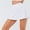 White, variant on SDJMa Women's Fake Two-piece Running Casual Summer Sports Exercise Cycling Shorts Gym Yoga Pleated Skirt Tennis Skirt (with Pockets)