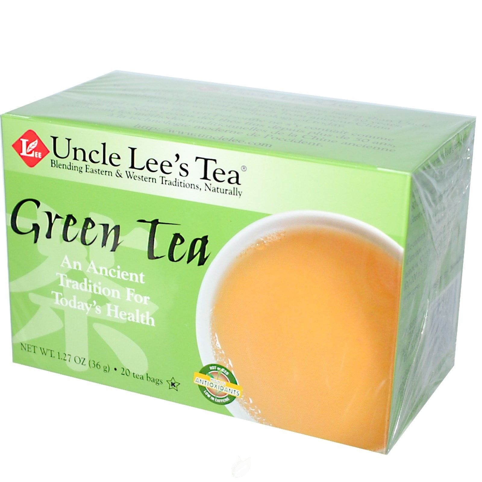 (4 Pack) Uncle Lee's Tea Green Tea 20 Bag