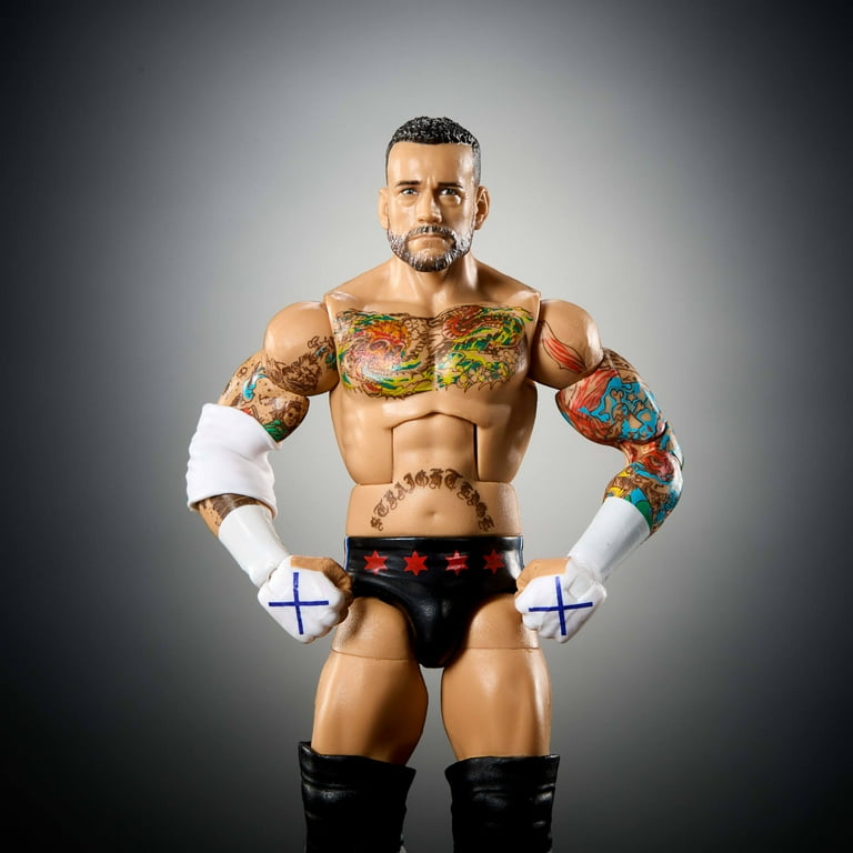 WWE Elite CM Punk Action Figure, Series #115 6-inch