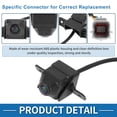 thumbnail image 4 of Cámara de Visión Trasera para Chevrolet Malibu 2013-2015 para Chevrolet Volt 2011-2015 Cámara de Asistencia de Estacionamiento de Respaldo Reemplaza No.20860481/22883286/22923842, 4 of 7