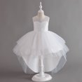 thumbnail image 6 of Kid Girls Dresses Formal Dress For Girls White Dress Girls Ball Dresses For Girls Children'S Day Dresses For Girls 6-7 Years, 6 of 8
