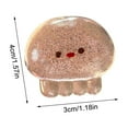 thumbnail image 3 of Jouet Squishy Méduse à Montée Lente, Décompression Transparente Extensible pour Soulagement du Stress, 3 of 9
