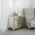 thumbnail image 2 of Pemberly Row 2 Door 29" Mirrored Accent Cabinet in Antique Gold, 2 of 11