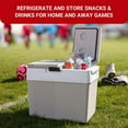 thumbnail image 4 of Koolatron 12V Electric Cooler/Warmer, 31L (33 qt) Thermoelectric Car Fridge, Dual Opening, Portable Mini Fridge, Gray, 4 of 8