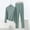 Green, variant on MGDXOX Women's 2 Piece Outfit Modal Lounge Set Casual Mock Turtleneck Long Sleeve Tops and Wide Leg Pants Soft Comfy Pajamas Brown M