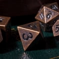 thumbnail image 3 of Cusdie Mini Metal DND Dice Set, 7-Die 10MM Metal Polyhedral D&D Dice Setfor DND Dungeons and Dragons TTRPG Role Playing Games, 3 of 5