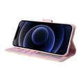 thumbnail image 4 of Allytech for iPhone 12 Mini Wallet Case, RFID Blocking PU Leather Magnetic Closure Case with Wrist Strap Card Slots Soft TPU Bumper Case for Apple iPhone 12 Mini 5.4" 2020, Rose, 4 of 6