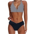 thumbnail image 3 of Traje de baño para mujer Trajes de baño estampados sin mangas de gran tamaño para mujer Traje de baño dividido Traje de baño sin mangas Trajes de baño para mujer, 3 of 7