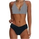 thumbnail image 3 of Traje de baño para mujer Trajes de baño estampados sin mangas de gran tamaño para mujer Traje de baño dividido Traje de baño sin mangas Trajes de baño para mujer, 3 of 7