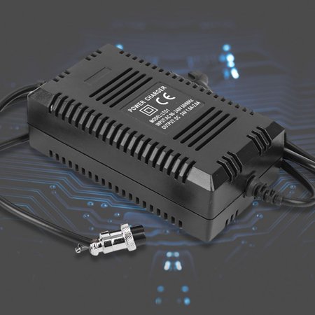 Ymiko 24V Charger KF-PO114 Elderly Electric Scooter 24V Charger Plastic Black High Efficiency 90-240V Electric Scooter Charger
