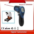 thumbnail image 5 of Tachometer Tachometer, Handheld Digital Laser Tachometer Contactless Totation Messer Motor Railout Meter Pistol Measurement Area: 2.5-9999 Rpm With Re, 5 of 5