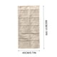 thumbnail image 3 of Bolsa organizadora de pared de tela no tejida de doble cara beige para sujetadores y ropa interior, 3 of 4