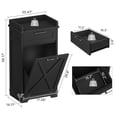thumbnail image 3 of Uforic Kitchen Buffet Storage Cabinet with Drawer, Trash Storage Cabinet for 10-gal Trash Can, Black, 3 of 6