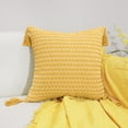 thumbnail image 1 of Nvzi 3 fundas de almohada reversibles de pelo. Clásicas y atemporales, fundas de almohada sencillas de color liso, que combinan con cualquier cama. 45 x 45 cm (amarillo dorado)., 1 of 5