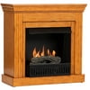 Sullivan Petite Gel Fireplace, Plantation Oak