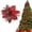 Red, variant on XJGHHSY Poinsettias Glitter Artificial Christmas Flowers,1 Pcs 5.7" Poinsettia Flowers for Christmas Tree,Artificial Flowers Christmas ornaments,Christmas Tree Decorations,Red