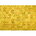 thumbnail image 1 of Ahgly Company Machine Washable Indoor Rectangle Southwestern Yellow Country Area Rugs, 6' x 9', 1 of 4