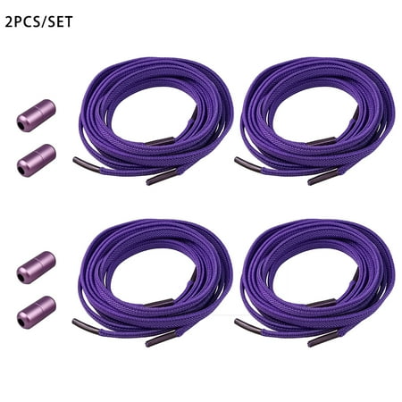 

4pcs For Trainers Portable Without Ties With Buckles Sneakers Elastic Shoelaces